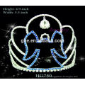 Coroa de luxo coroas de plástico e tiaras coroa pinos tiara rosa